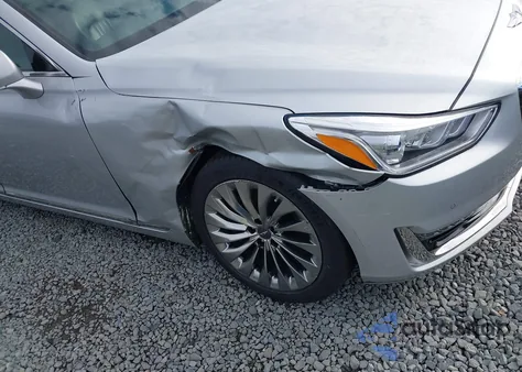 2018 Genesis G90 5.0 Ultimate из США, поврежденный, VIN KMHG54JH3JU046679